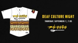 Red Wings Baseball Deaf Culture Day 2021 jersey image